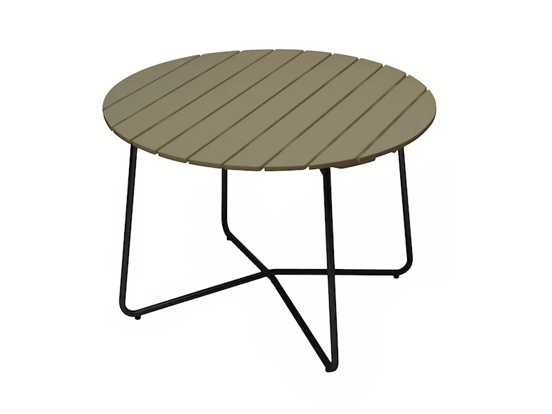 Bord 9A 100 - Ljusgrön ek med svart stativ