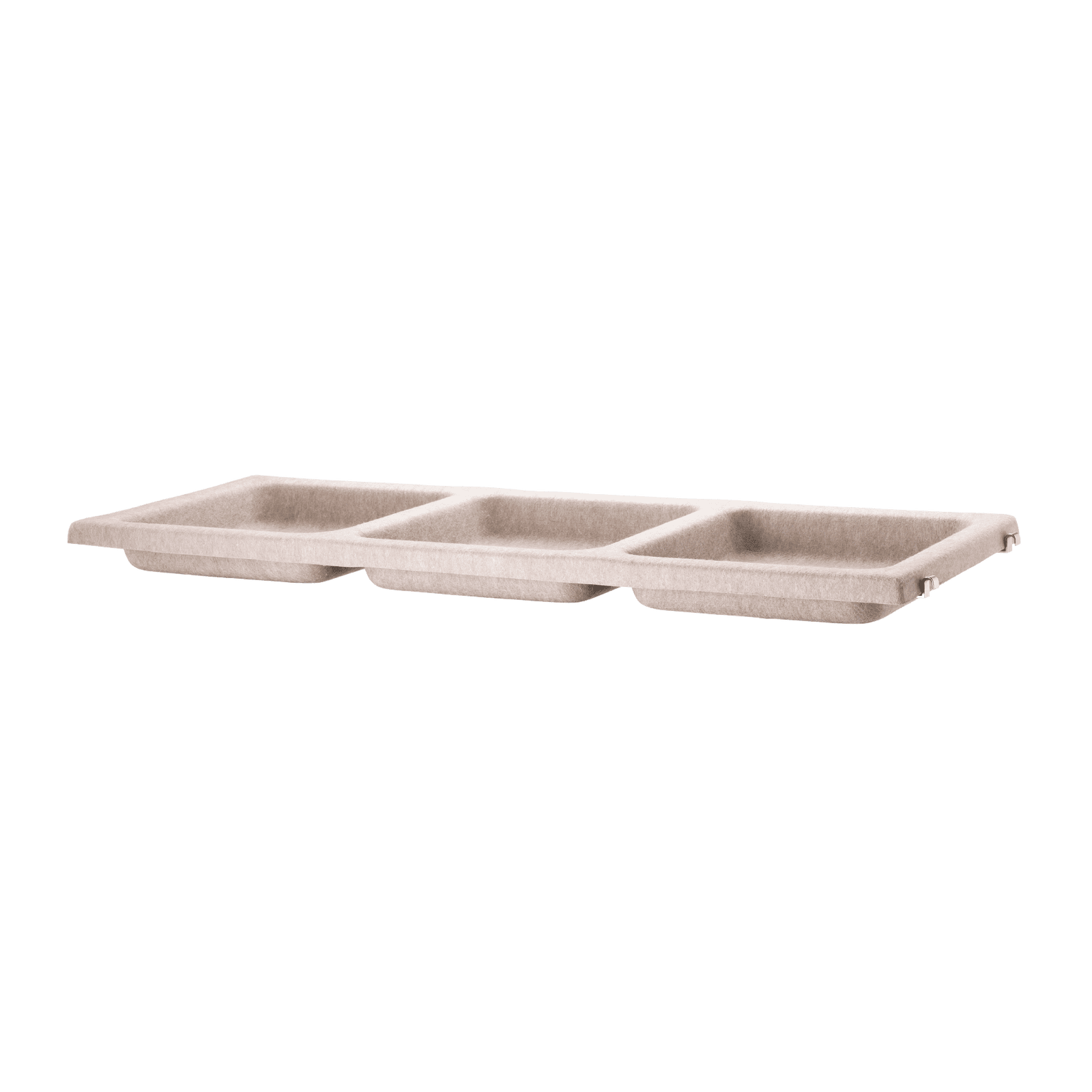 Bowl shelf felt w78 x d30 x h7 cm Beige
