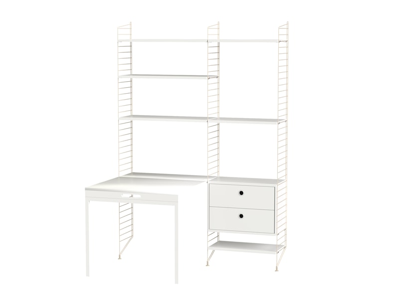 Workspace E Beige/White