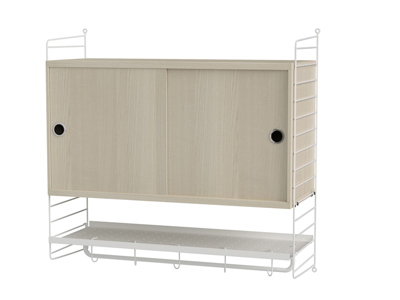 卧室 F 白色/白蜡木色