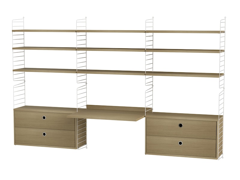 Workspace F White/Oak