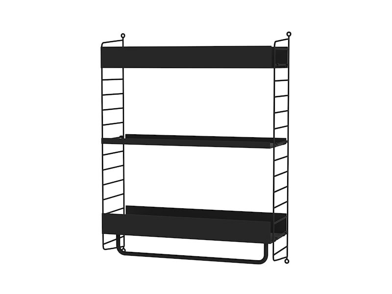 Küche E Schwarz/Schwarz