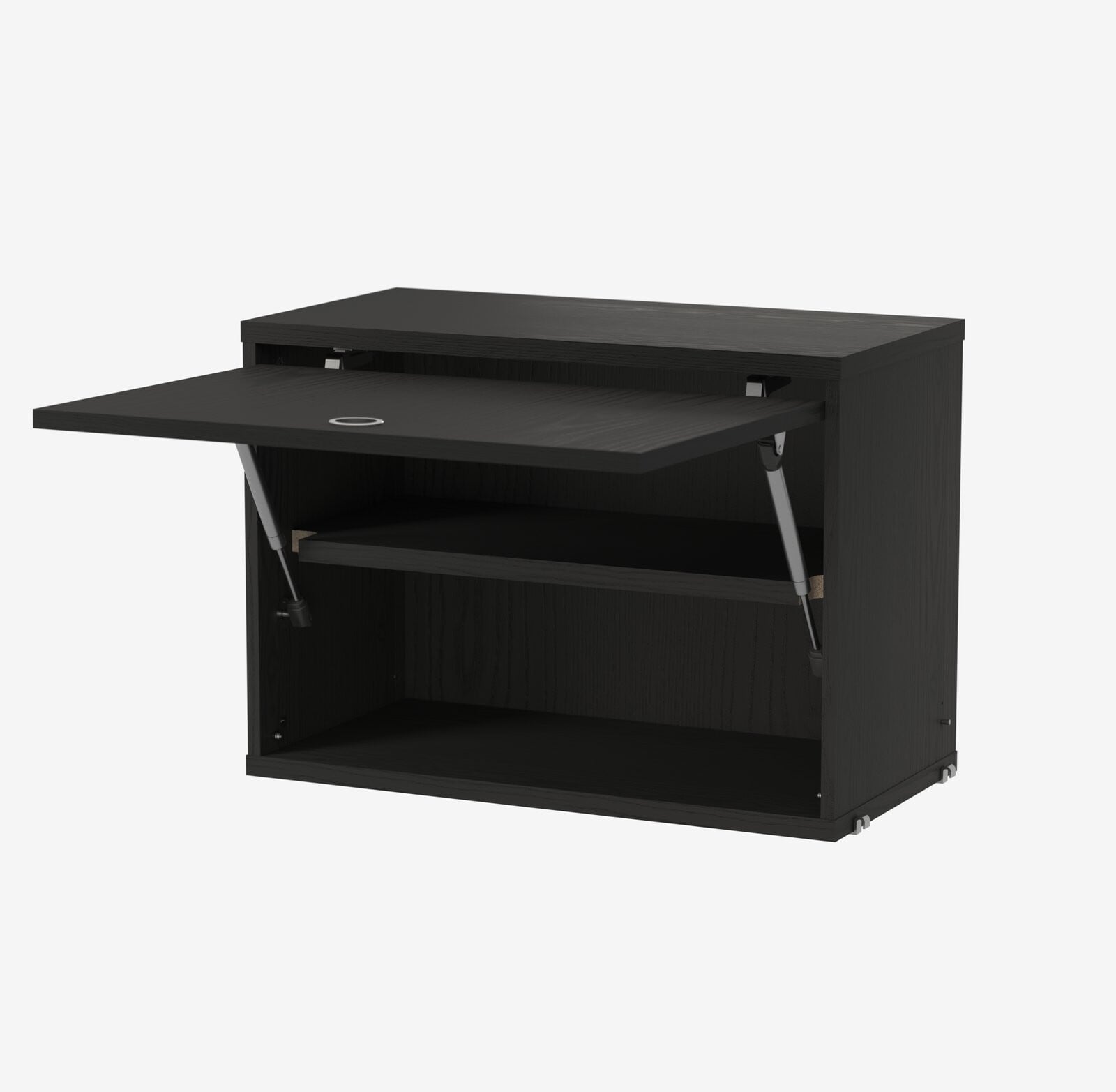 Cabinet with flip door