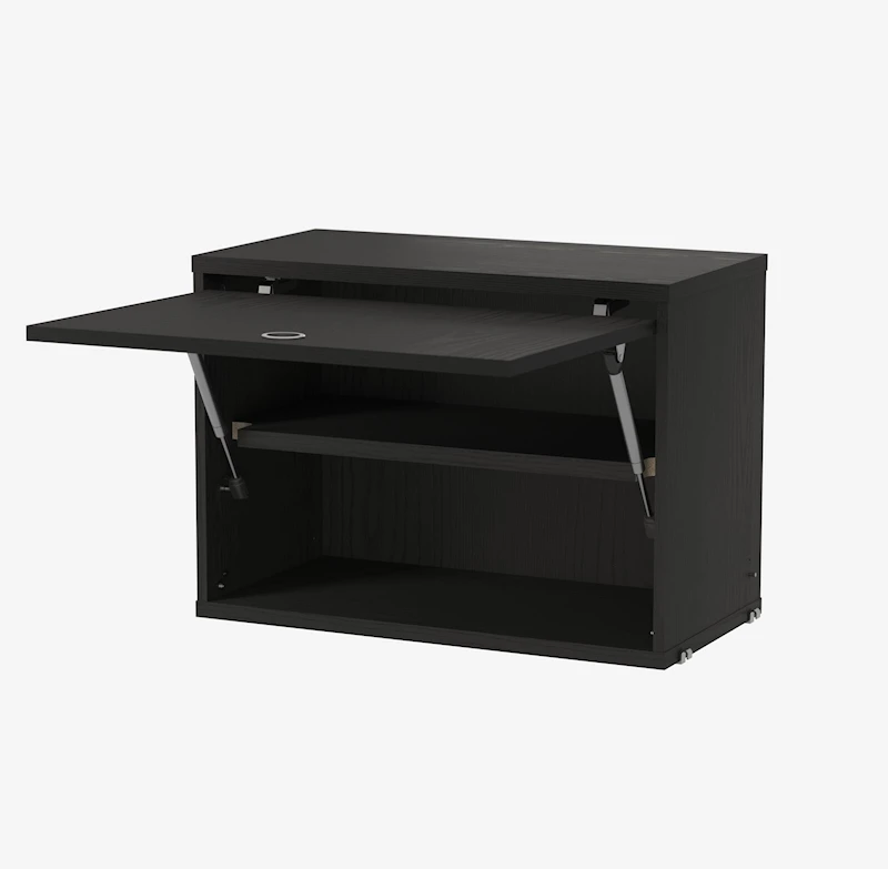 Cabinet with flip door
