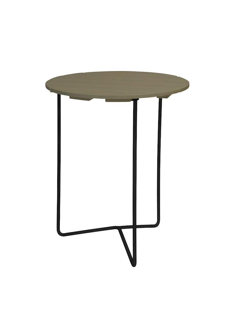 Bord 6B 60 - Ljusgrön ek med svart stativ