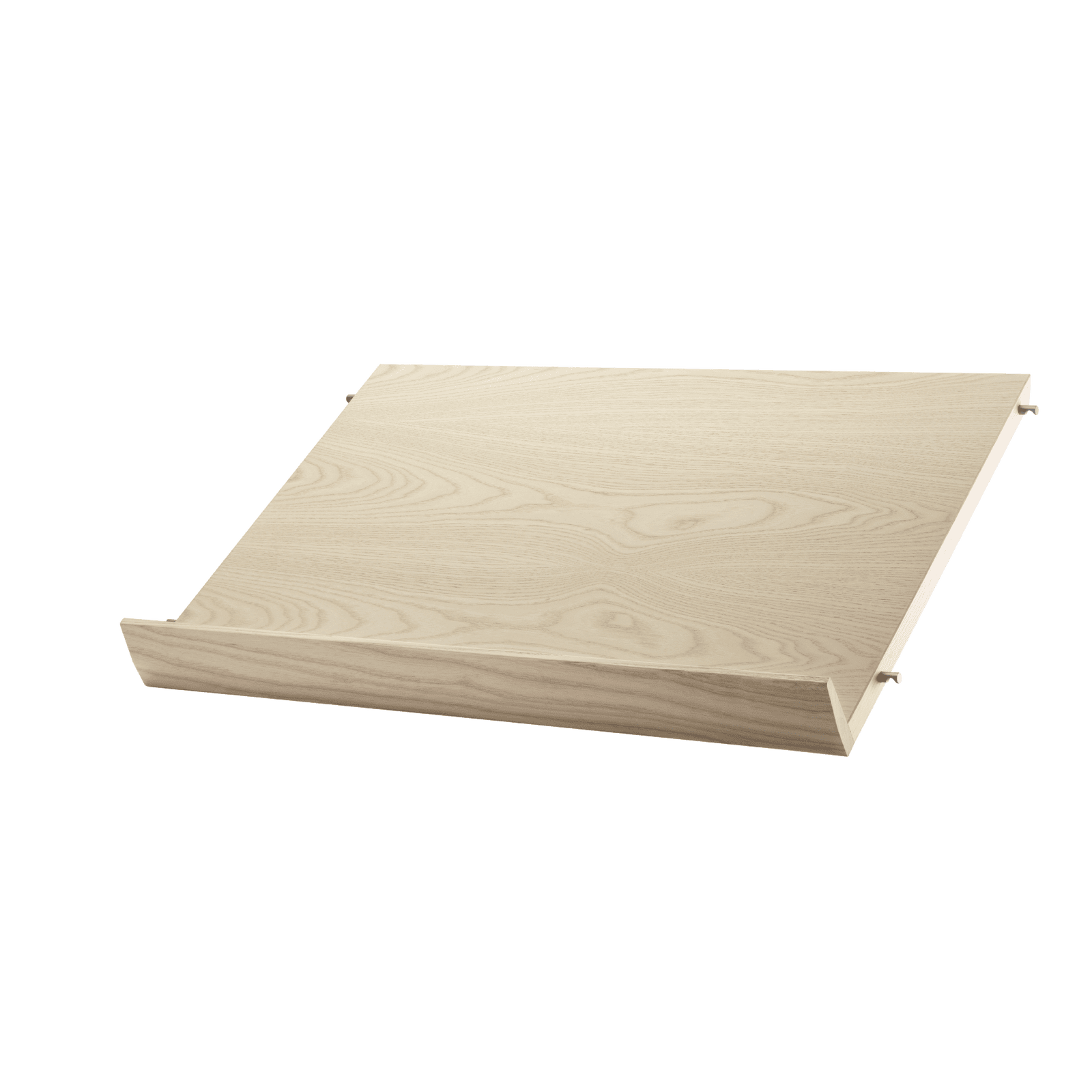 Magazine shelves solid w58 x d30 x h15 cm Ash