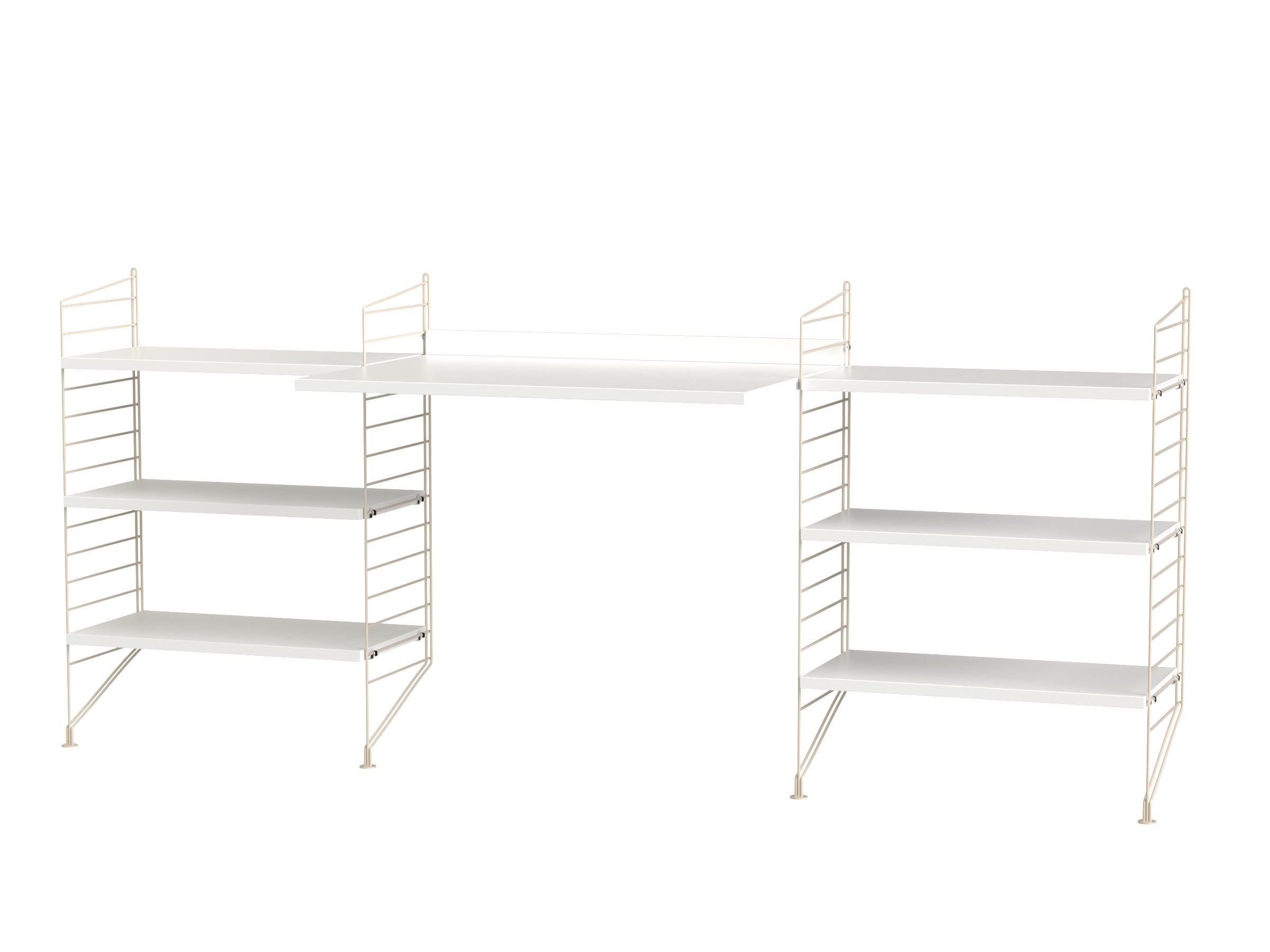 Workspace D Beige/White