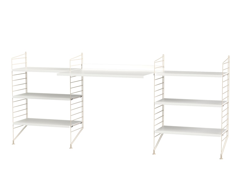 Workspace D Beige/White