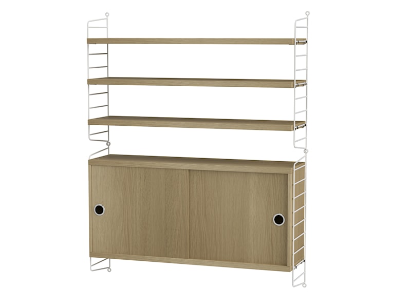 リビングルーム I ホワイト/オーク