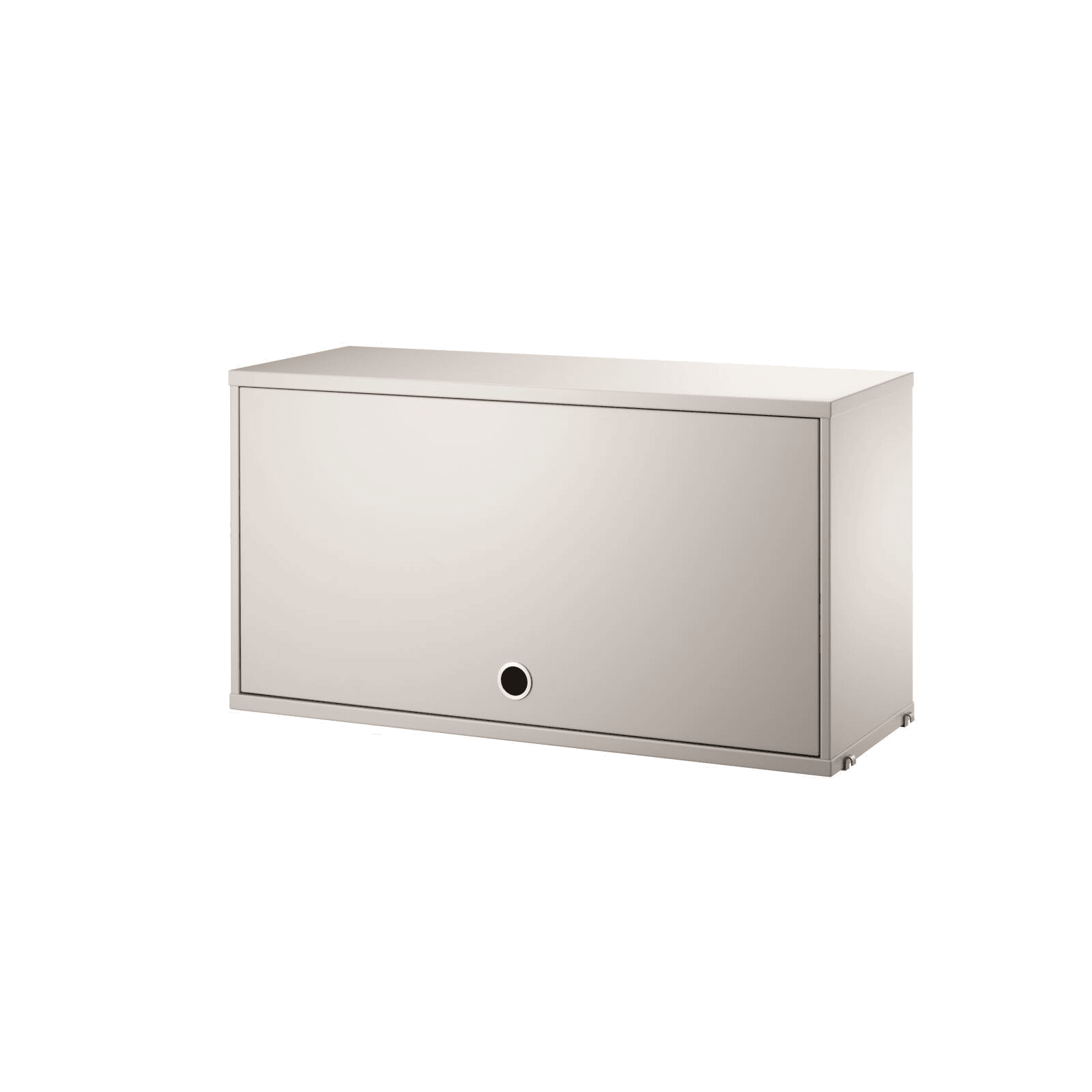 Cabinet with flip door w78 x d30 x h42 cm Beige