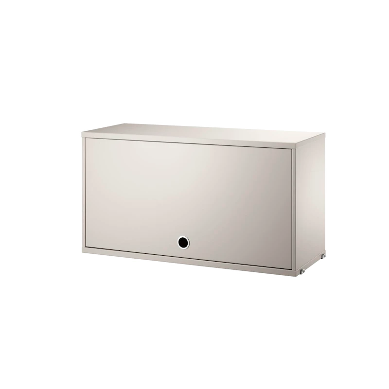 Cabinet with flip door
