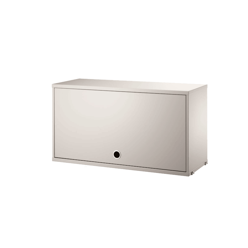 Cabinet with flip door