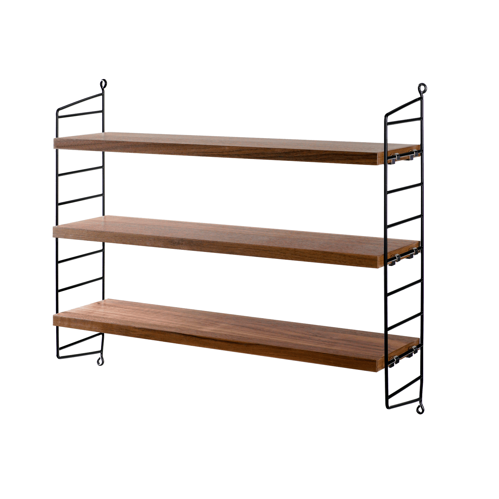 String® pocket w60 x d15 x h50 cm Walnut/Black