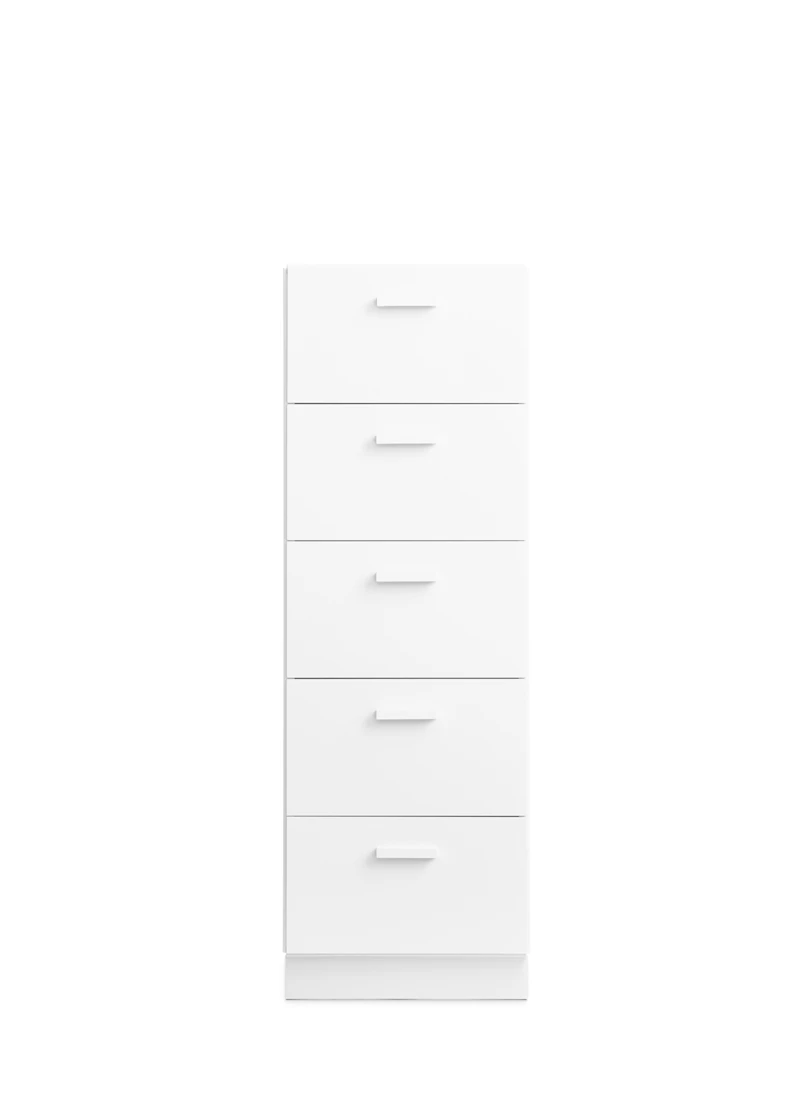 Socle, largeur 41 cm x hauteur 6,8 cm Blanc