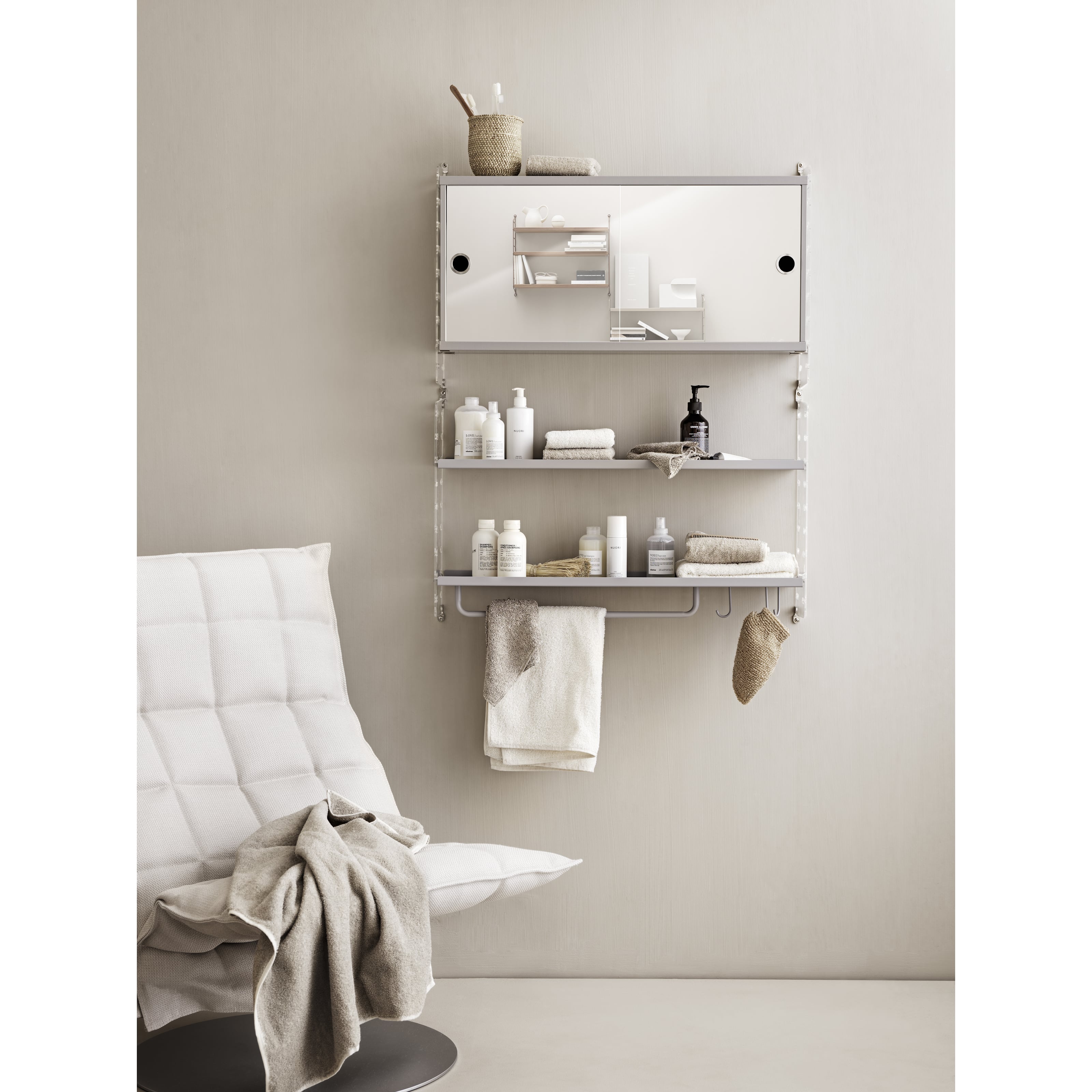 Salle de bain C Blanc/Blanc