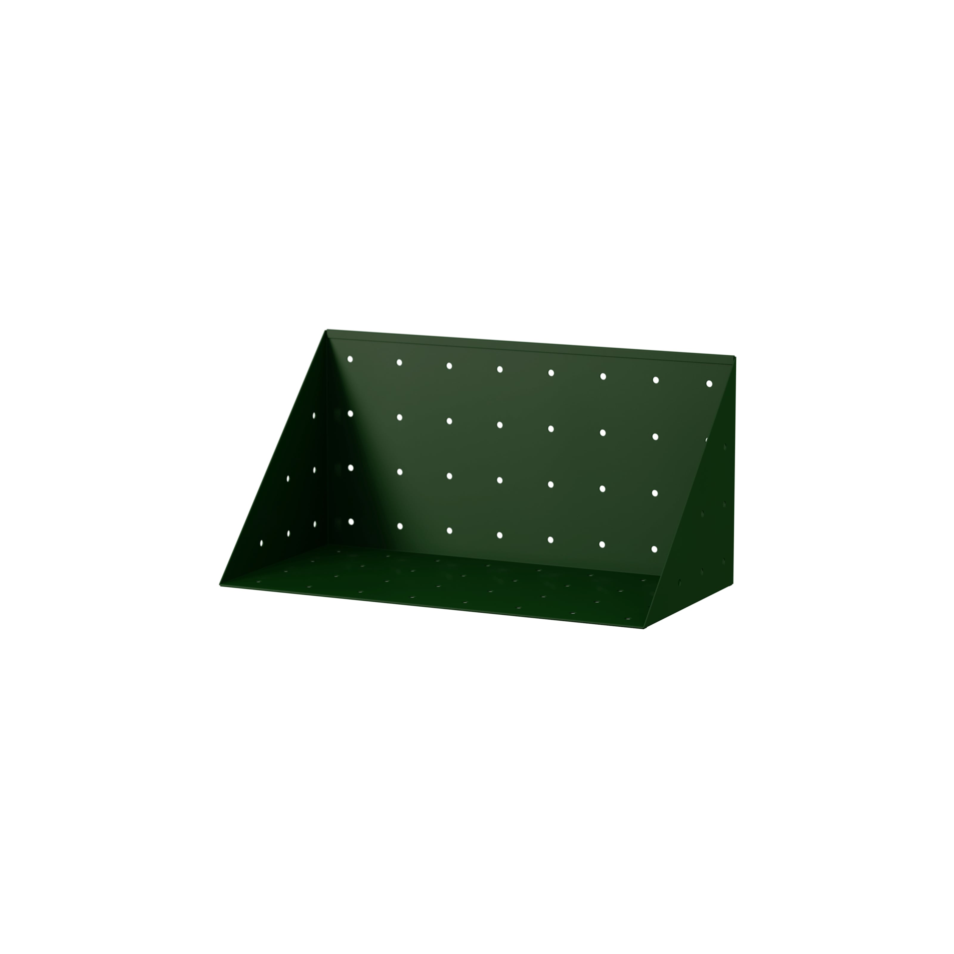 External shelf Chrome green RAL 6020
