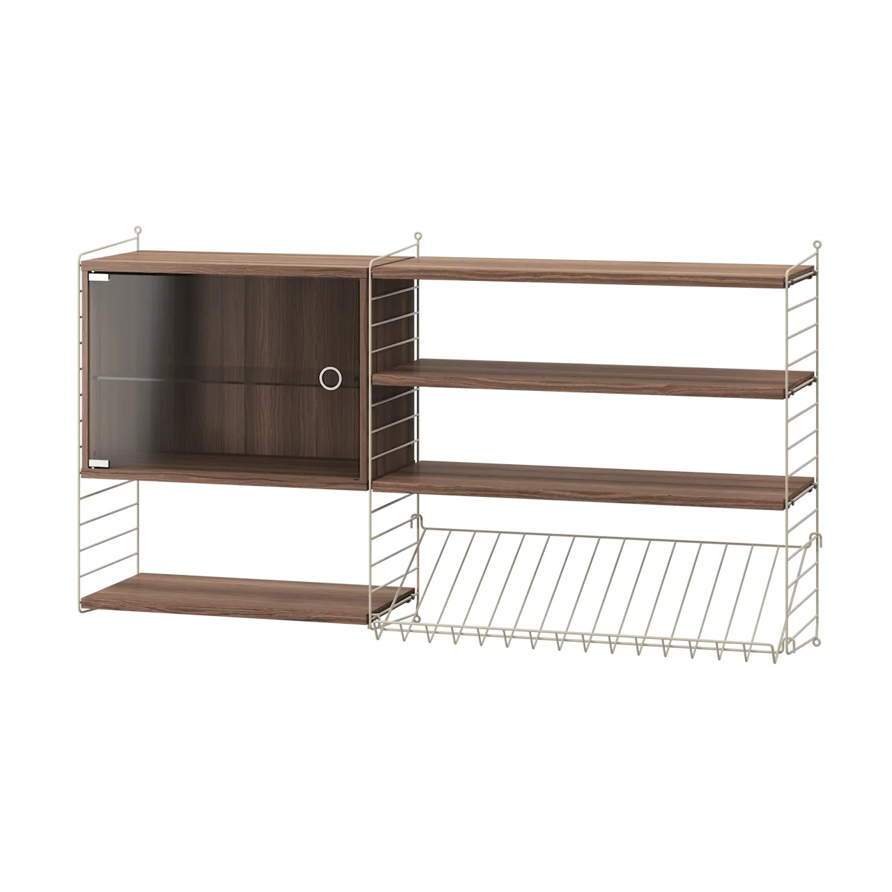 Product Image for String Vardagsrum S Beige/Valnöt