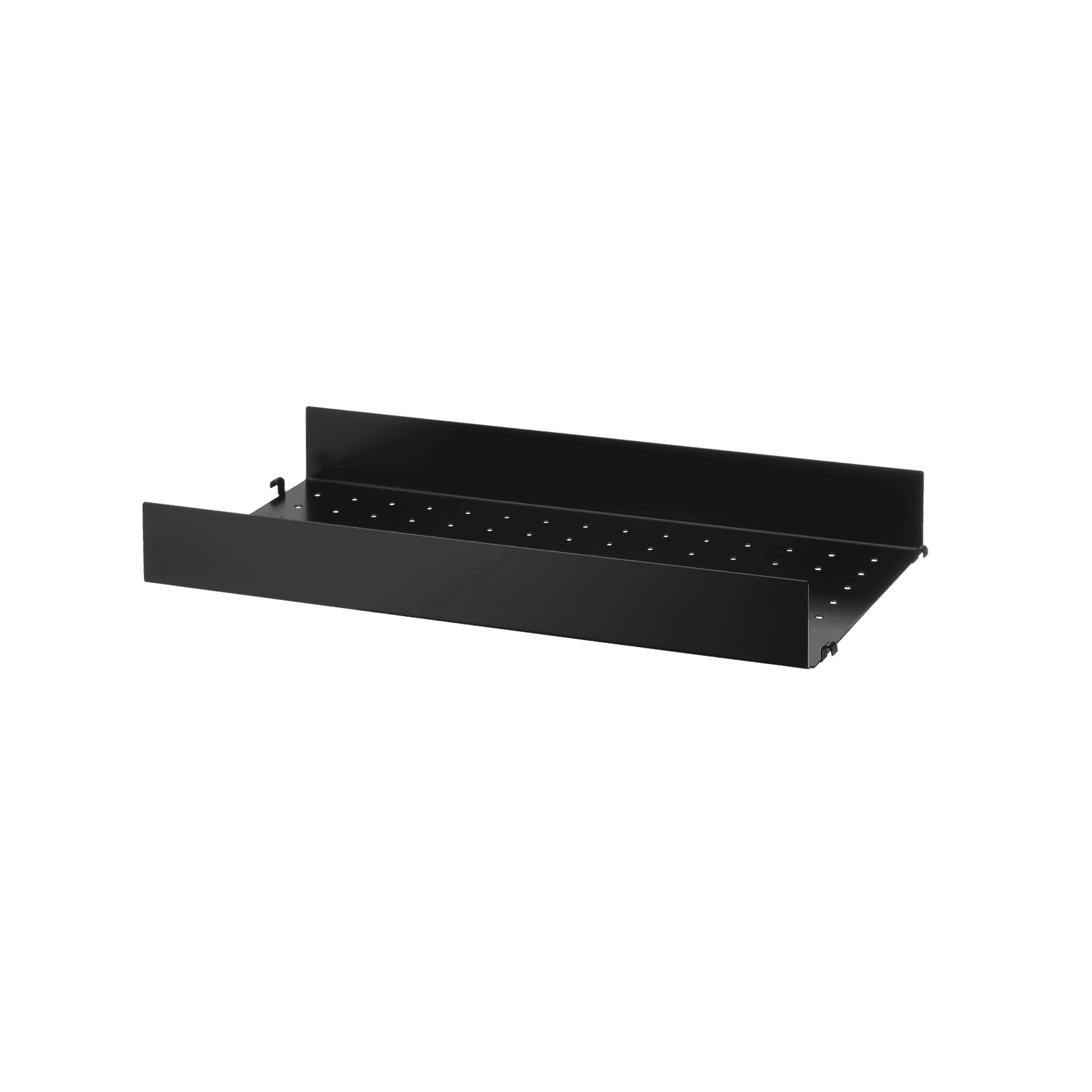 Metal shelves high w58 x d30 x h7 cm Black
