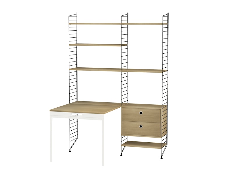 Workspace E Black/Oak