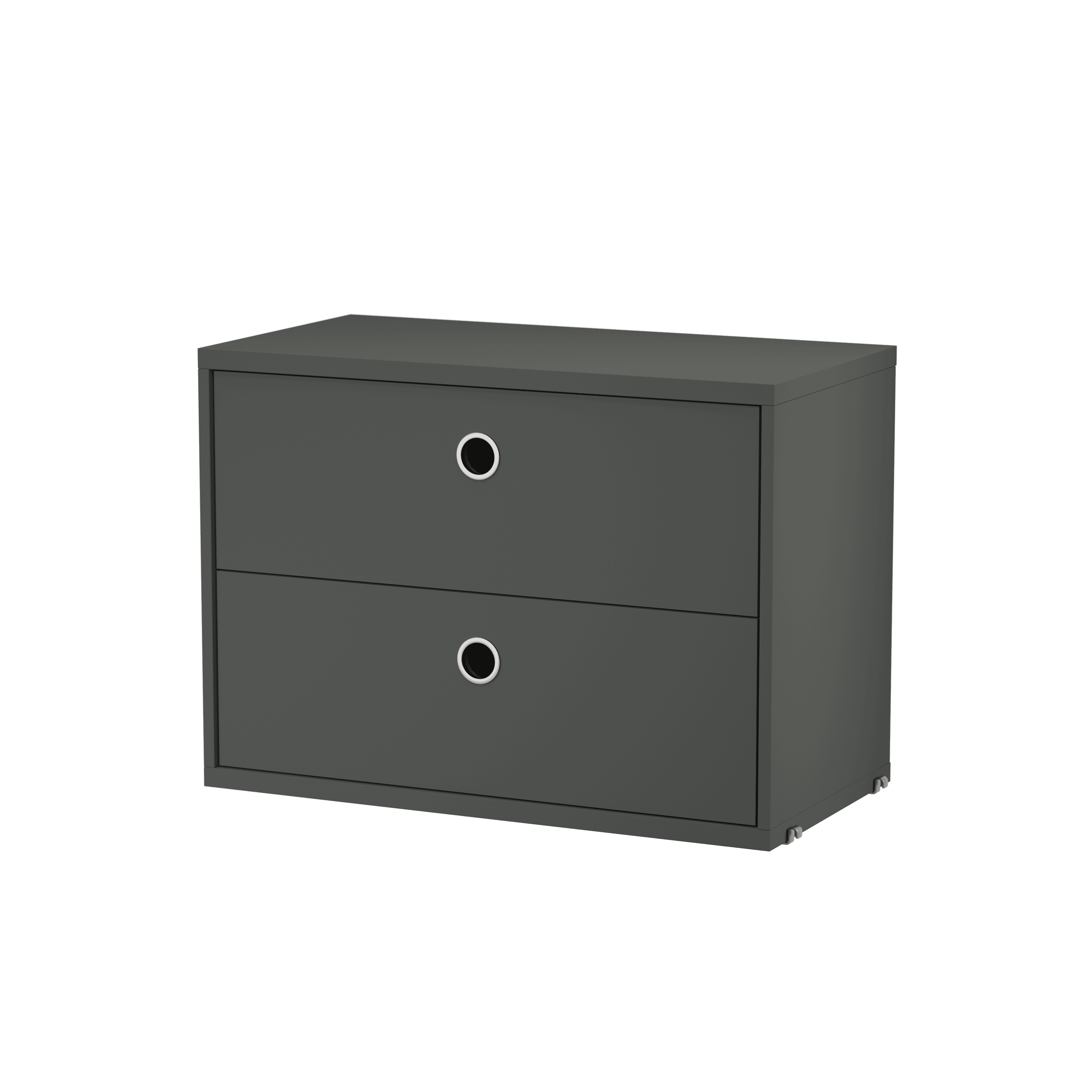 Chest of drawers w58 x d30 x h42 cm Dark grey