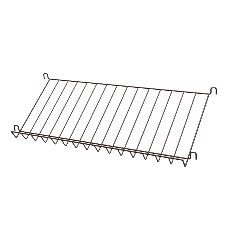 Magazine shelf metal