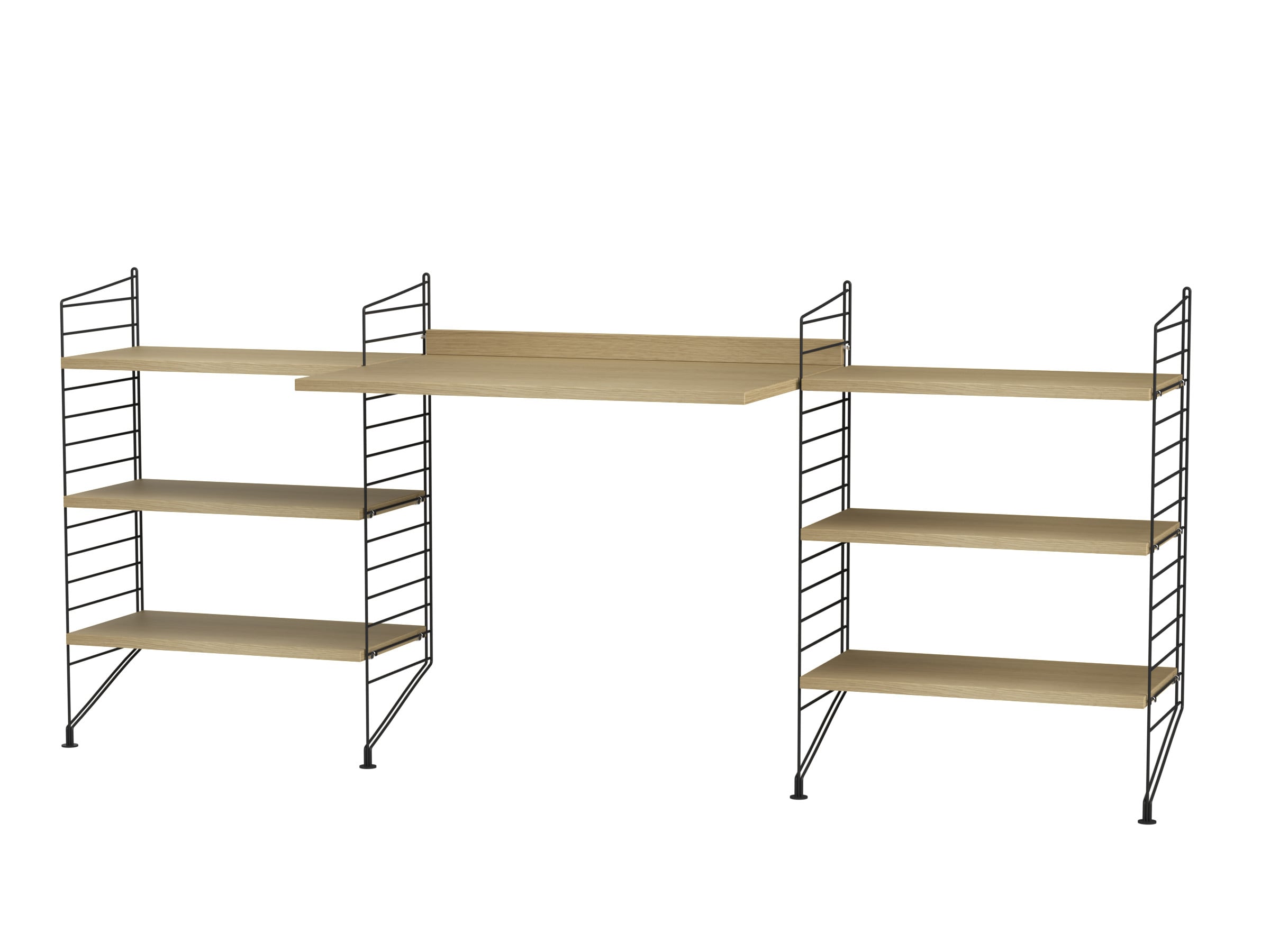 Workspace D Black/Oak