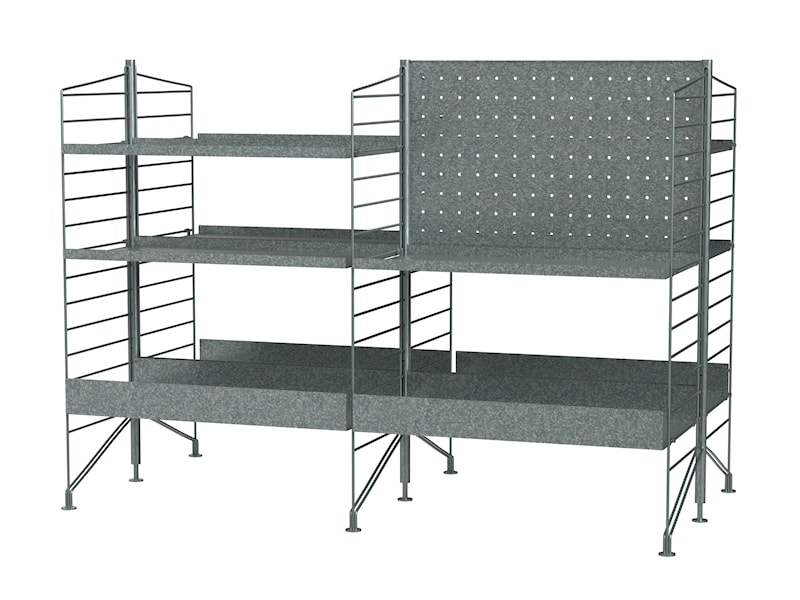 Extérieur L Galvanisé/Galvanisé