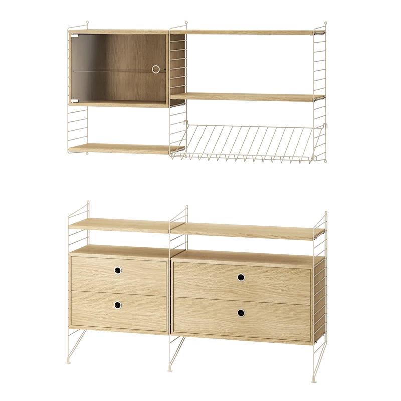 Living room T Beige/Oak