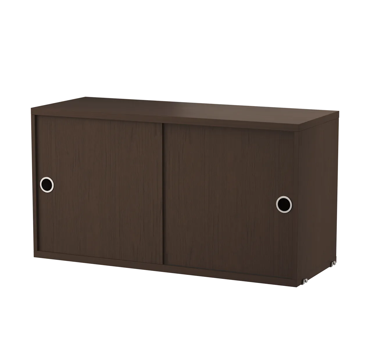 Product Image for String Skåp med skjutdörrar B78 x D30 x H42, Mörk ek