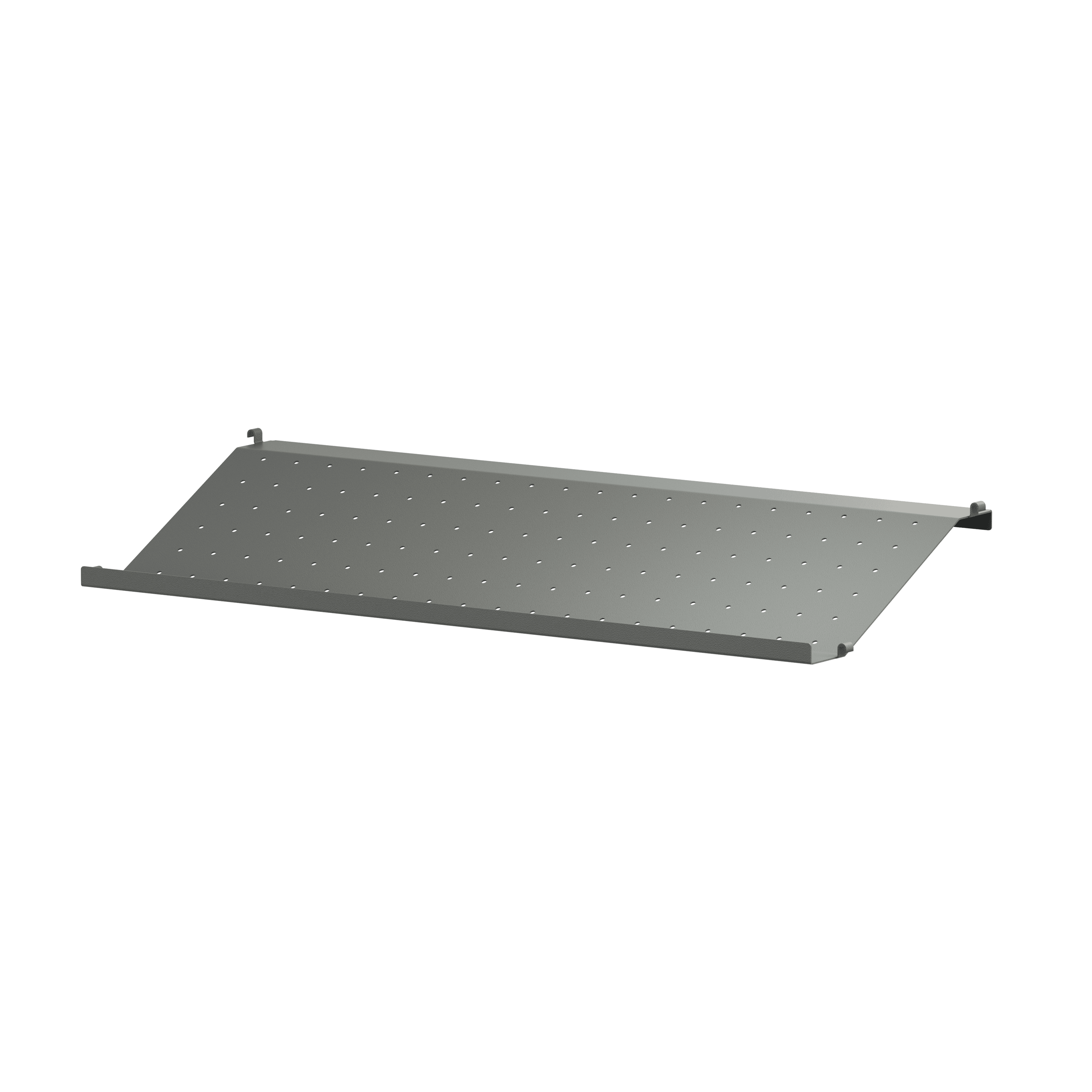 Shoe shelves w78 x d30 x h10 cm Dark grey