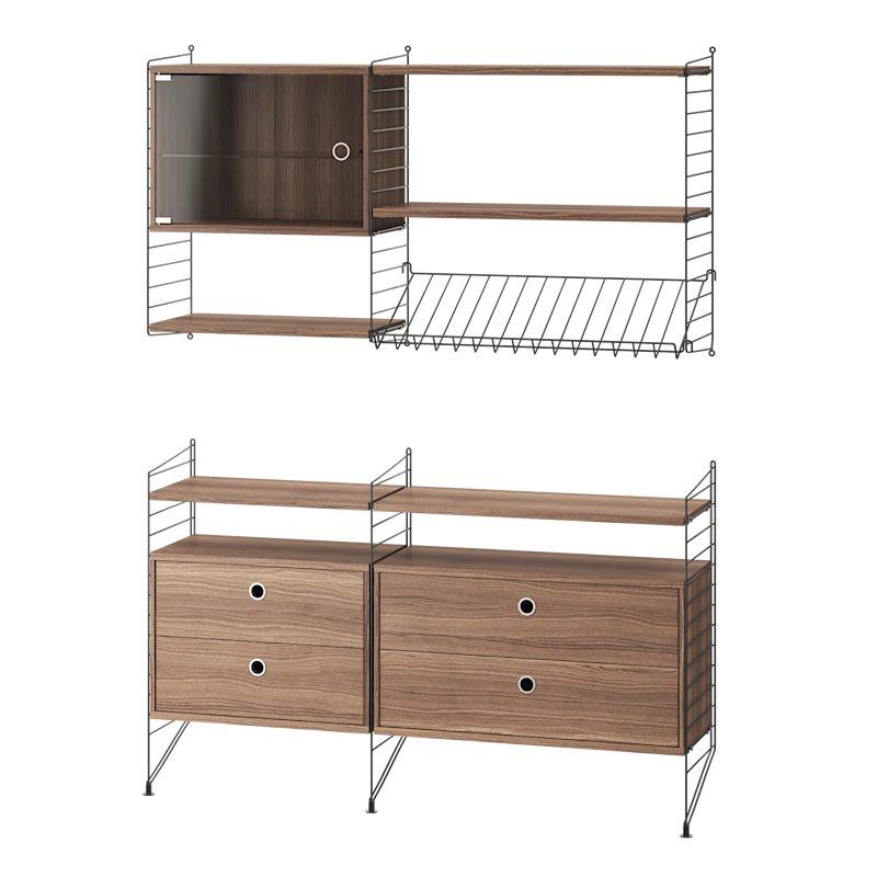 Living room T Black/Walnut
