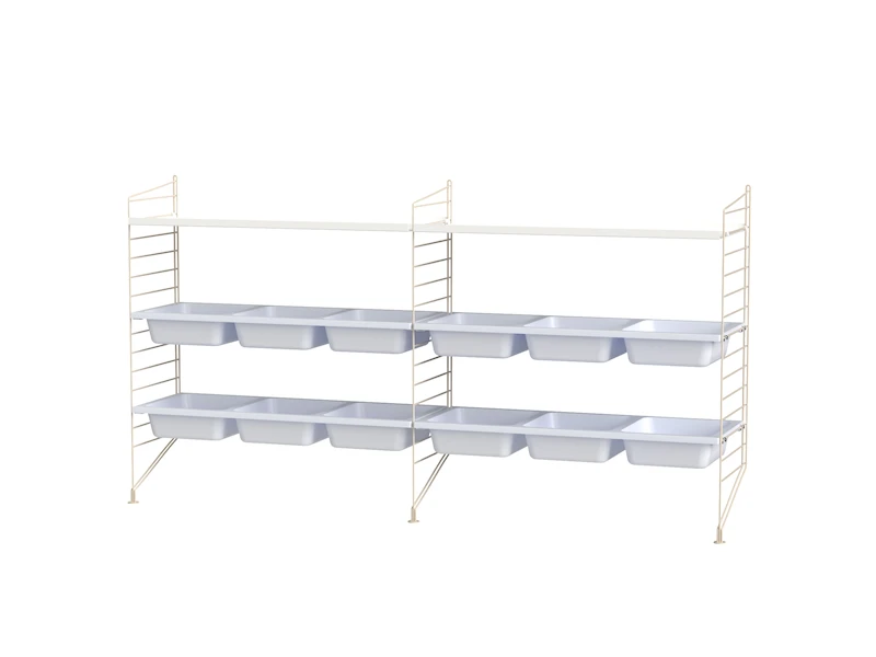 Kids room F Beige/White
