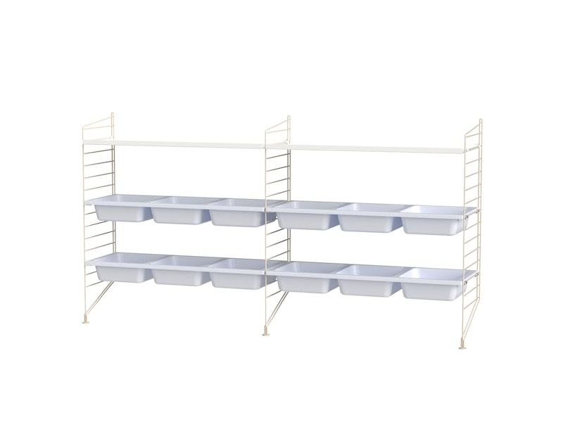 Kids room F Beige/White