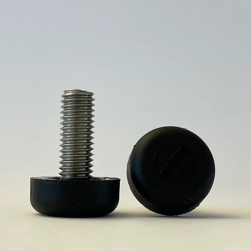 Ställbar fot benstativ M8 4-pack - Ställbar fot