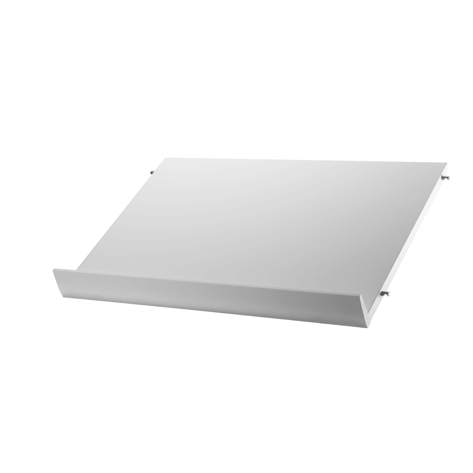 Magazine shelves solid w58 x d30 x h15 cm White