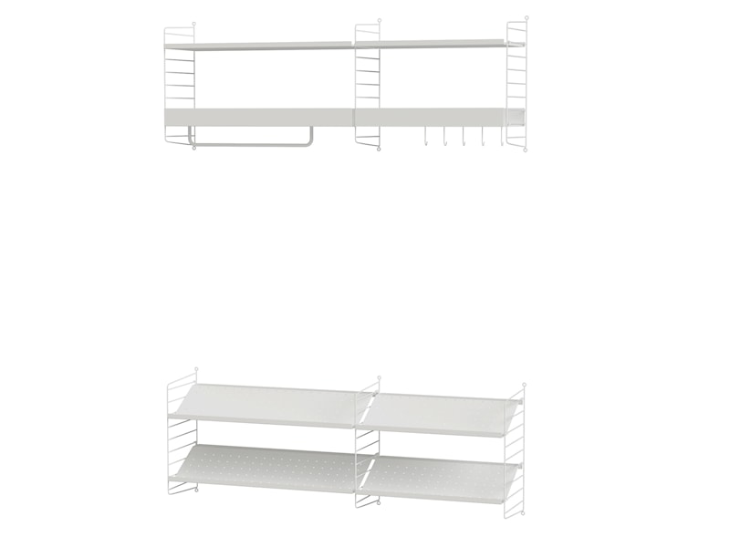 Hallway H White/White