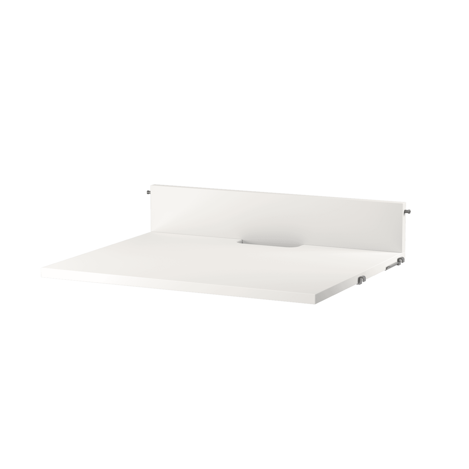 Media shelf w58 x d47 cm White