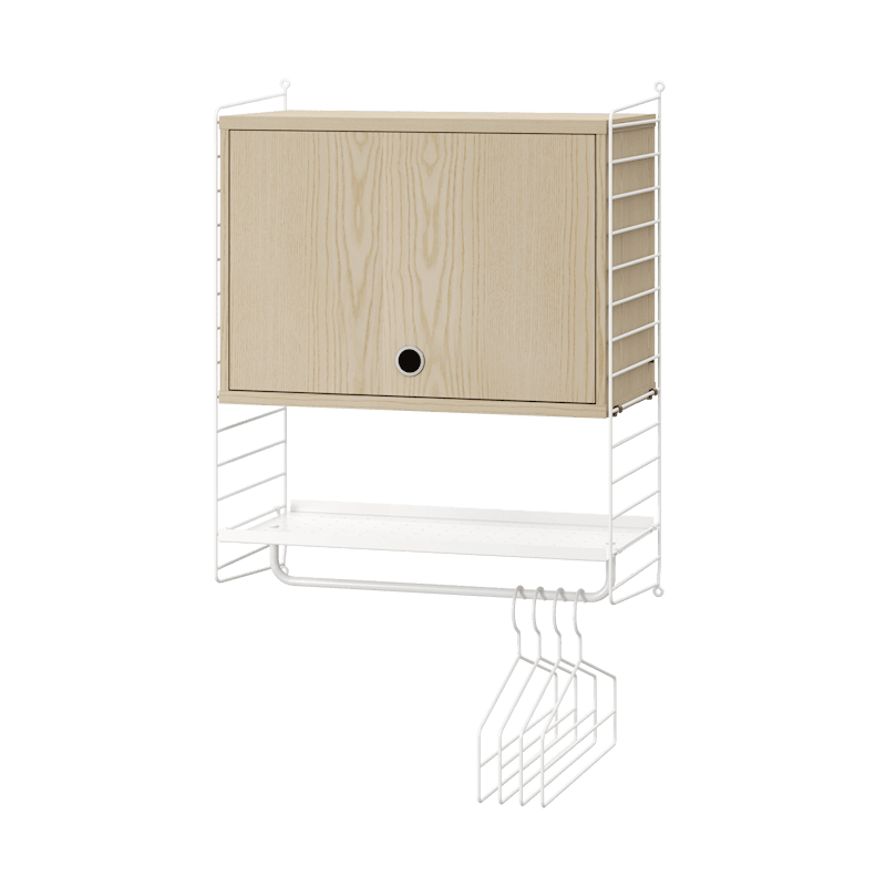 玄关 V 白色/白蜡木色