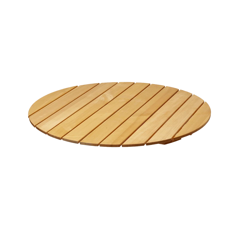 9A Table top, Ø 120 cm - Untreated pine with delivered mounted