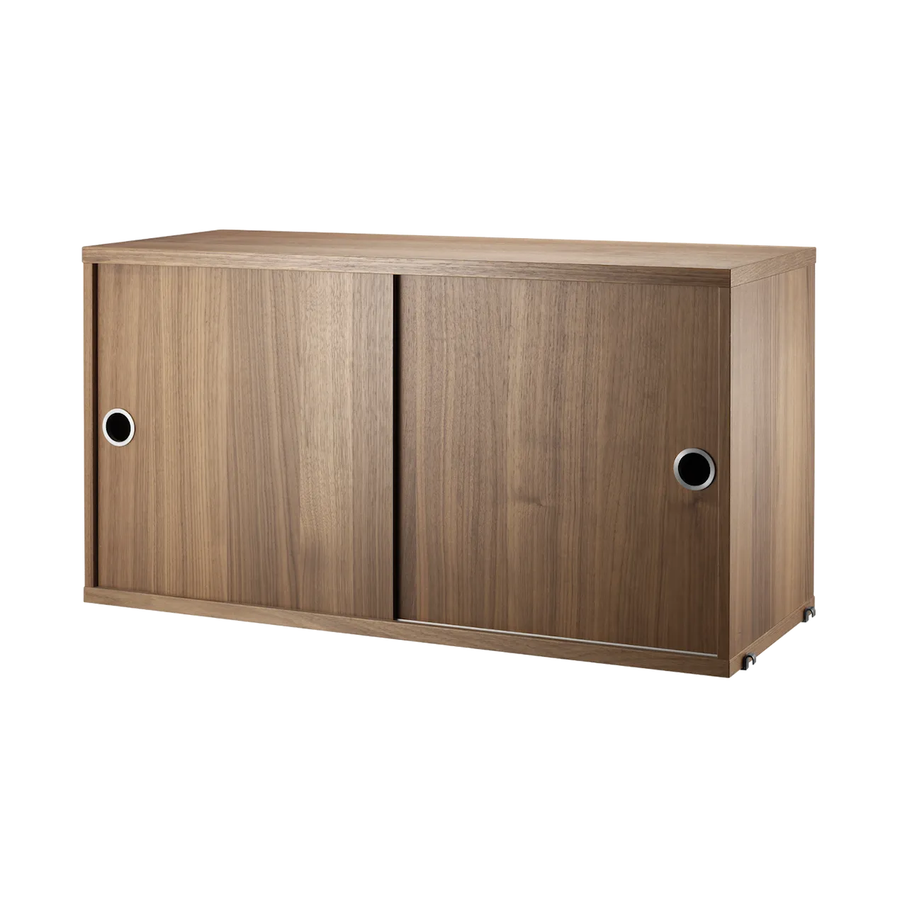 Product Image for String Skåp med skjutdörrar B78 x D30 x H42, Valnöt