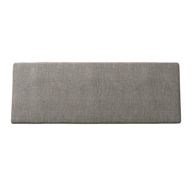 Seat Cushion for Bench 8 Black melange, 100% Recycled Olefin