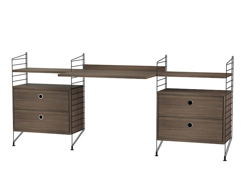 Workspace C Black/Walnut