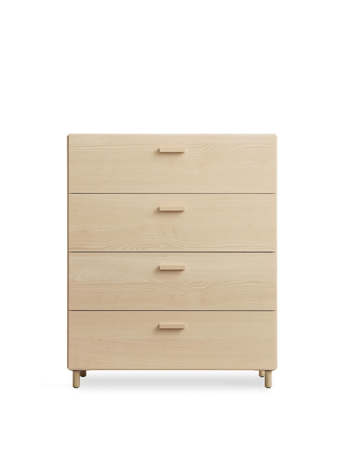 Relief Chest of drawers, wide  白蜡木色/白蜡木色