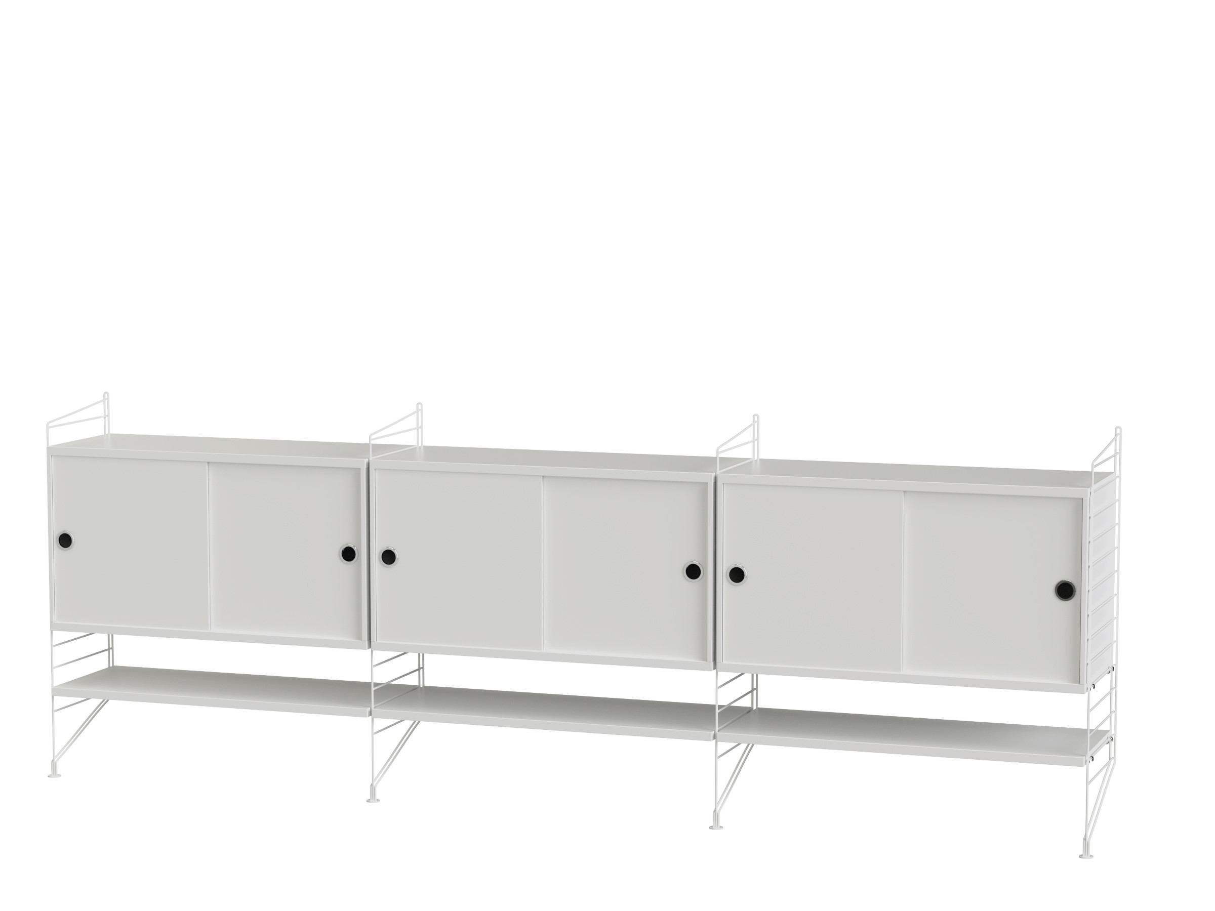 本棚・本収納 String System Cabinet String System: Cabinet with Swing Door | Buy String online