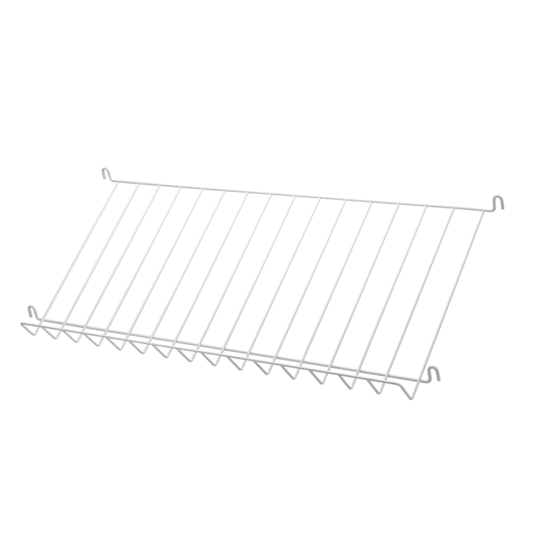 Magazine shelf metal