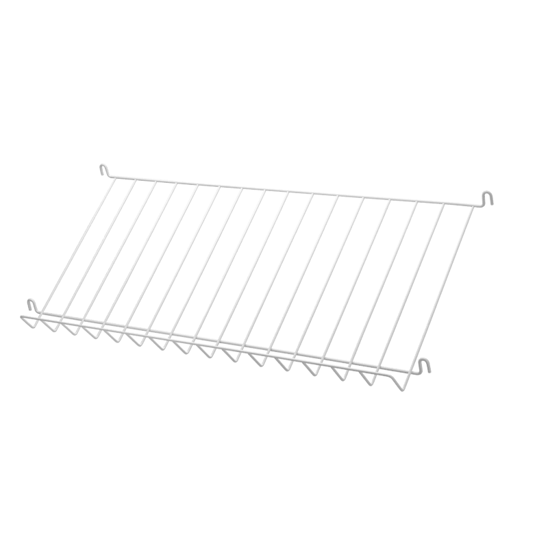 Magazine shelf metal