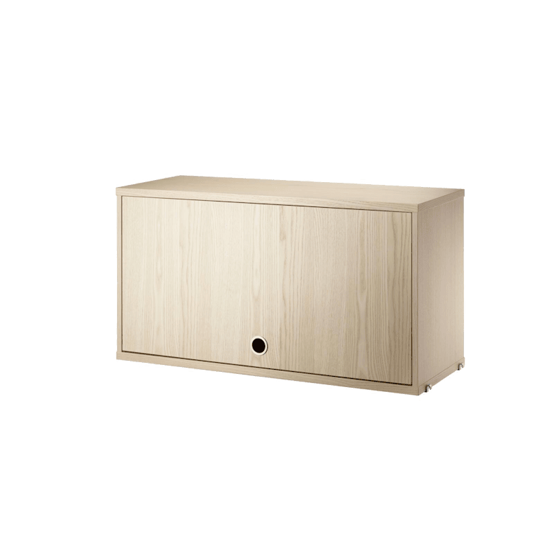 Cabinet with flip door