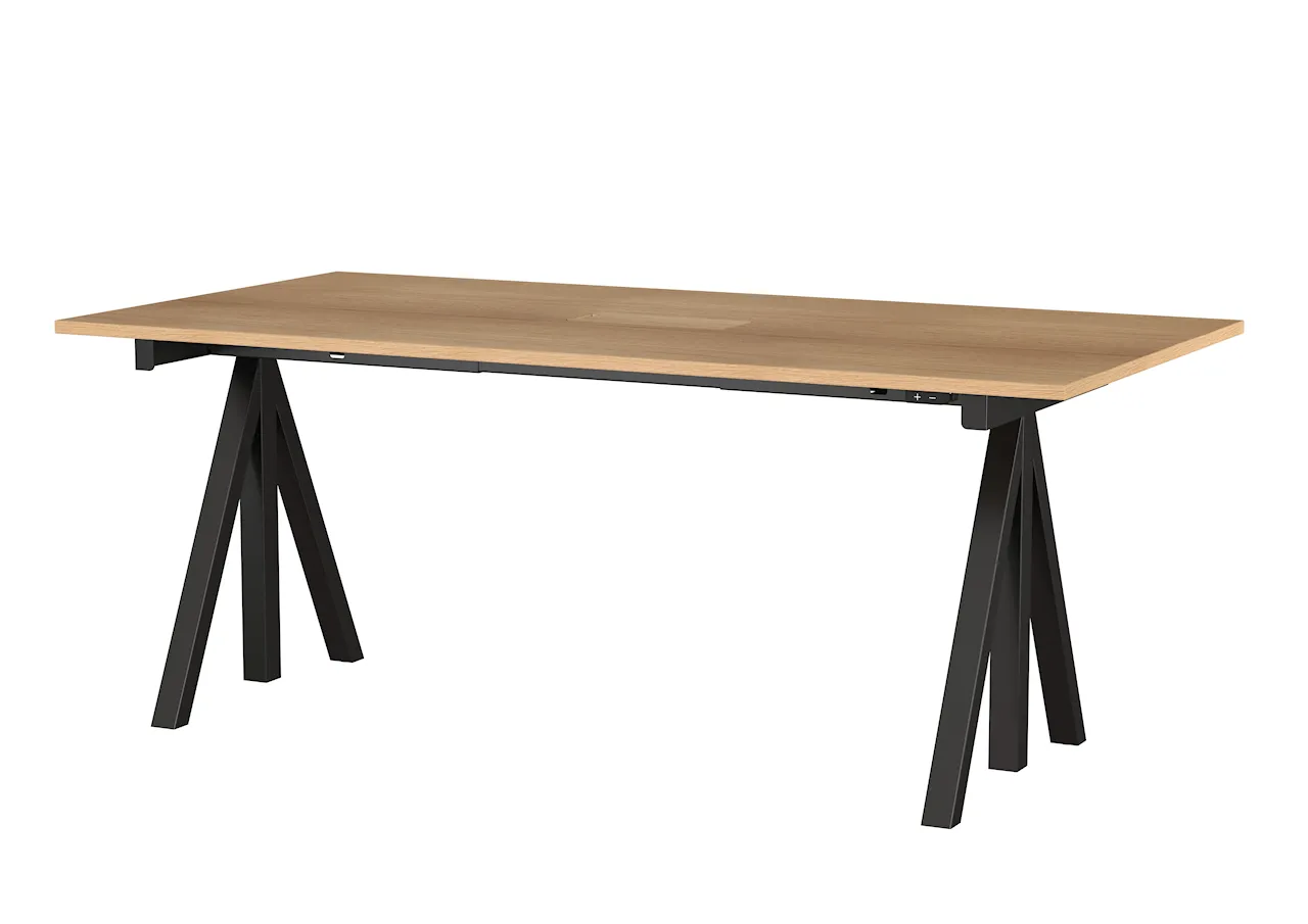 Product Image for String Höj- och sänkbart skrivbord 180x90 Ek/Svart