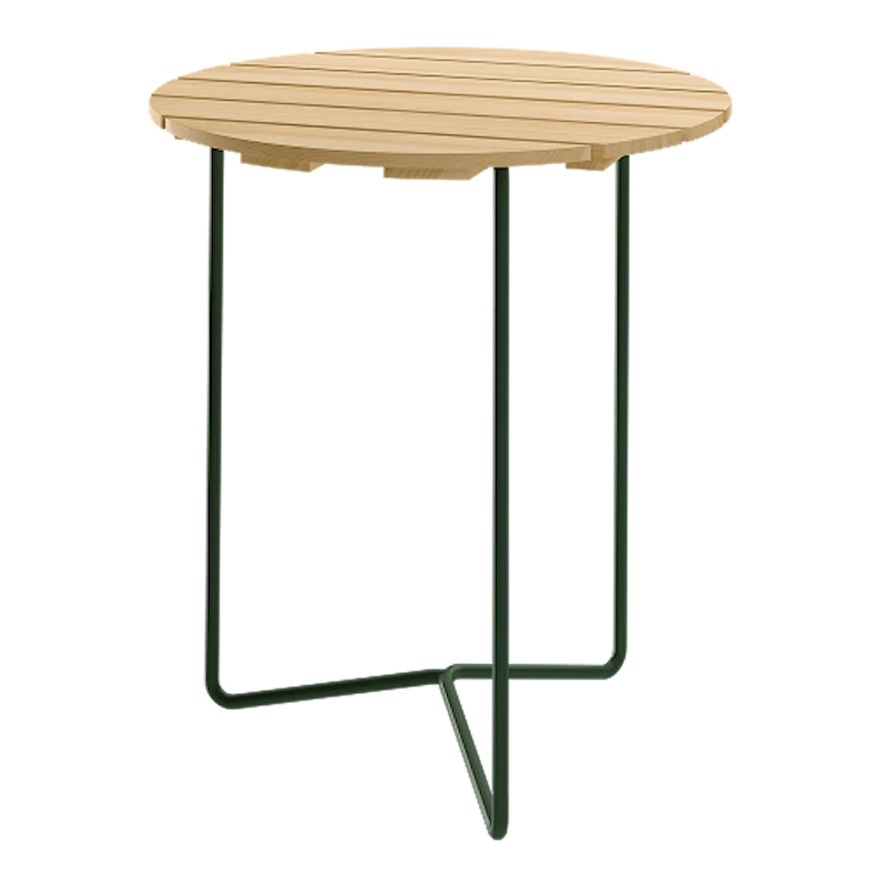 Bord 6B 60 - Oljad furu med grönt stativ