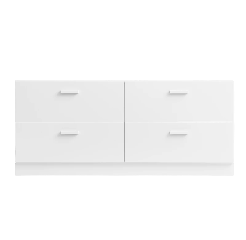 Relief Chest of drawers, low  White